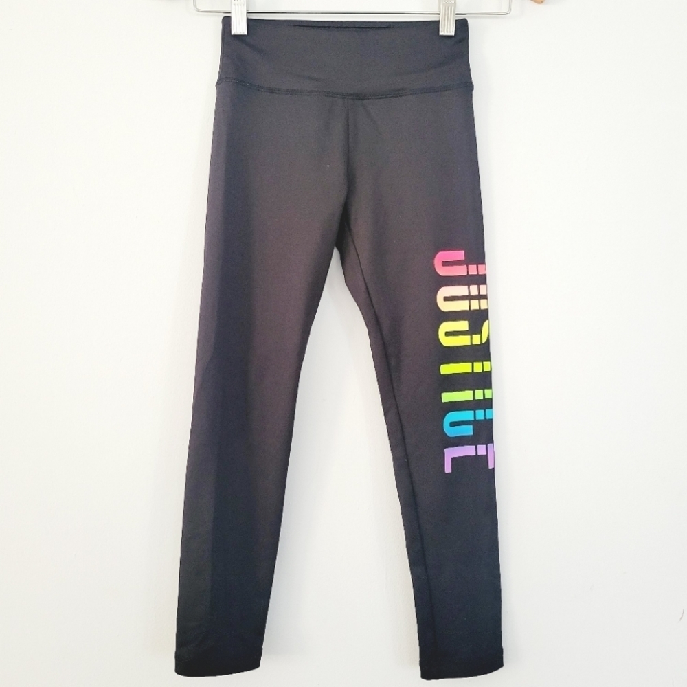 Justice girls leggings size 8